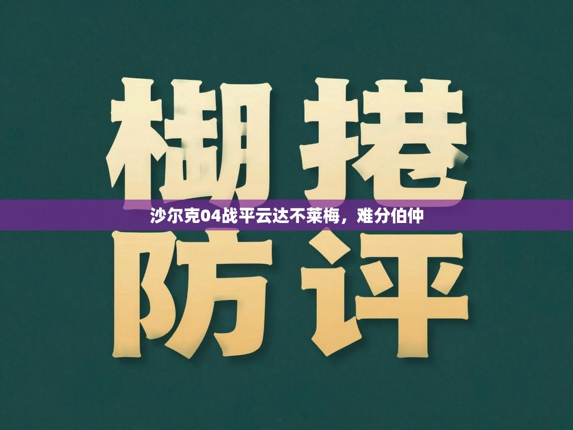 沙尔克04战平云达不莱梅，难分伯仲  第1张